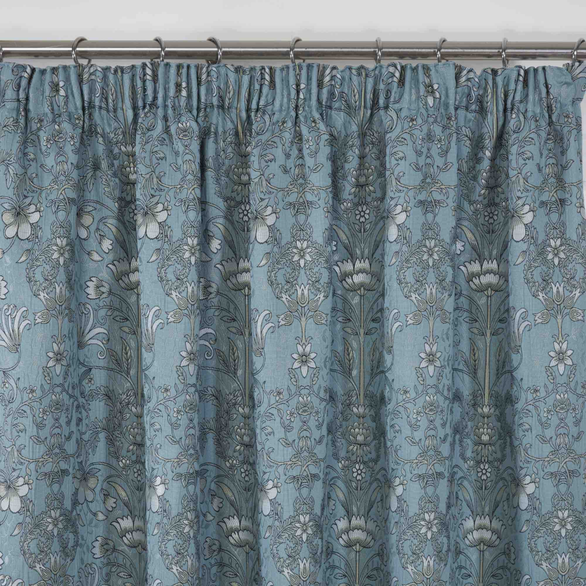 Sundour Kyoto Pencil Pleat Curtains - Blue