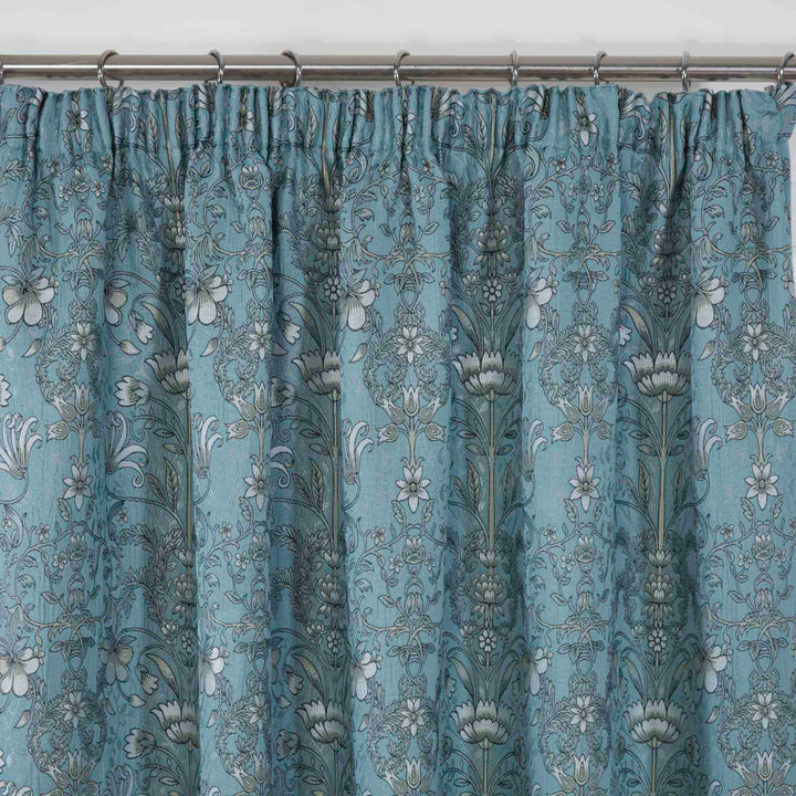 Sundour Kyoto Pencil Pleat Curtains - Blue - Williamsons Factory Shop