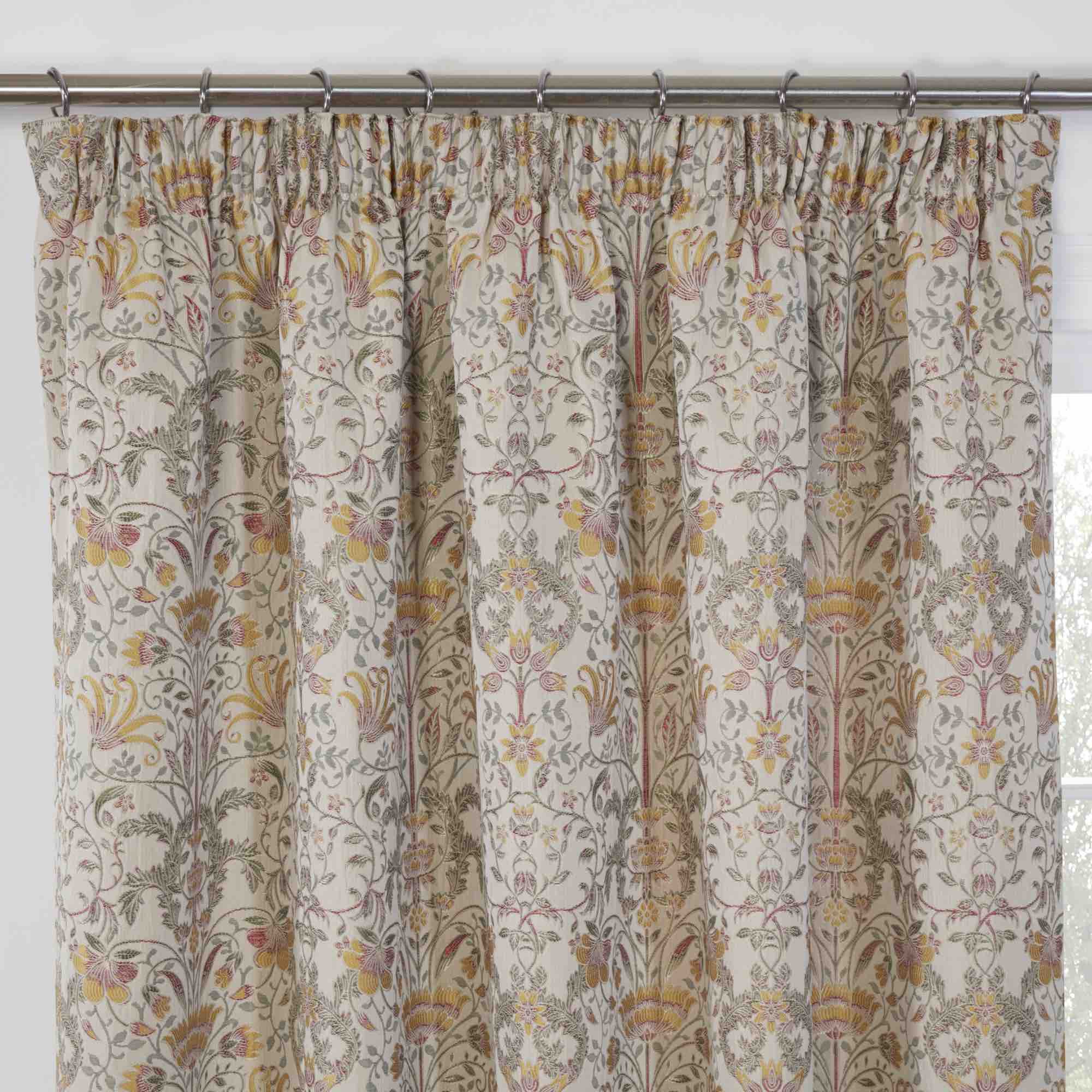 Sundour Kyoto Pencil Pleat Curtains - Natural