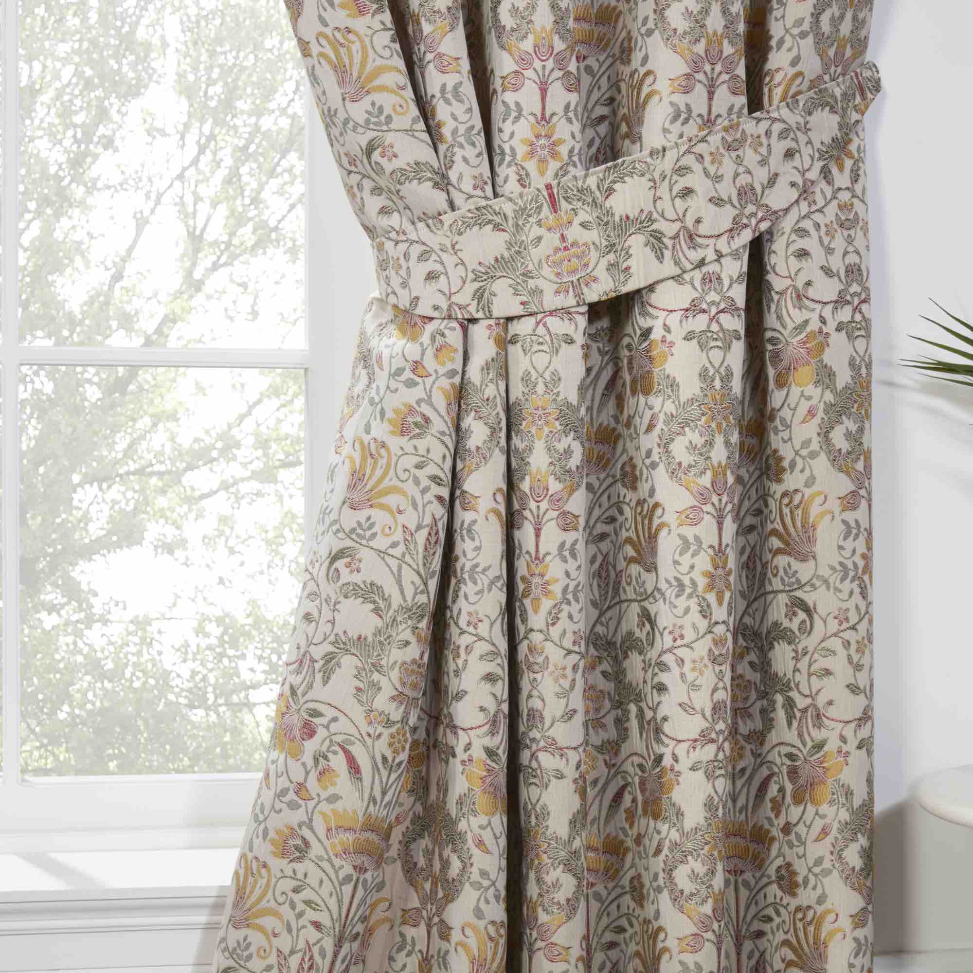Sundour Kyoto Pencil Pleat Curtains - Natural