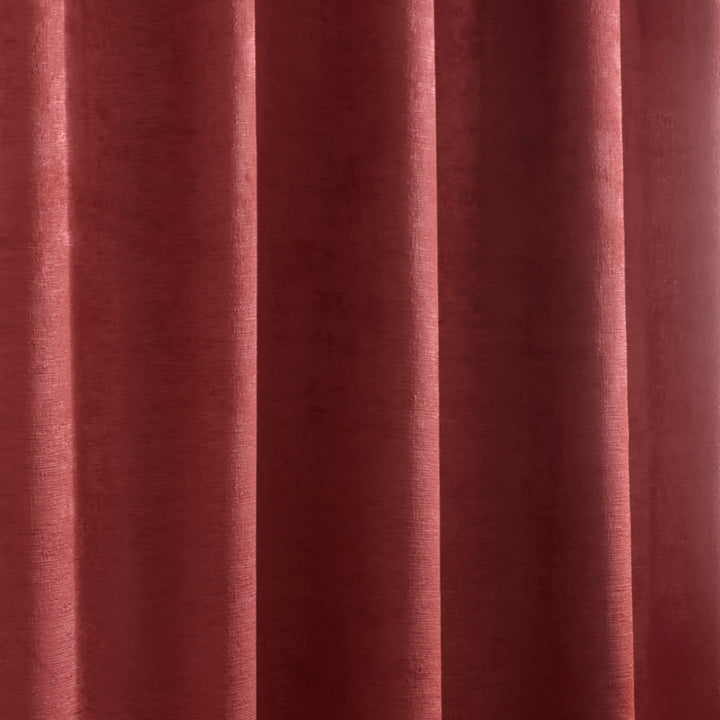 Fusion Galaxy Pencil Pleat Curtains - Terracotta - Williamsons Factory Shop