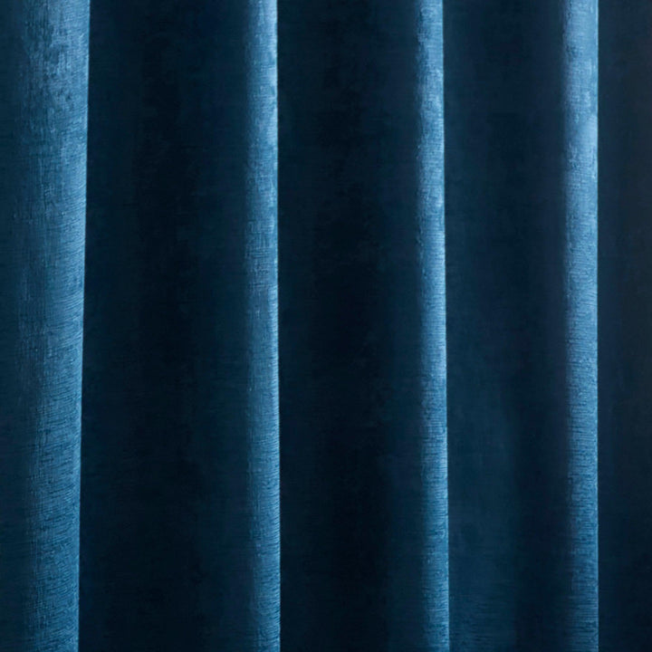 Fusion Galaxy Pencil Pleat Curtains - Dark Teal - Williamsons Factory Shop