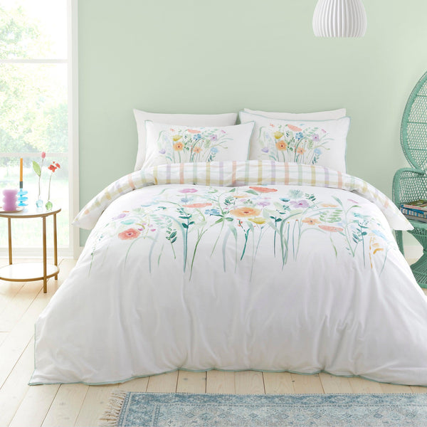 Appletree Gardenia Duvet Cover Set - Multi - Williamsons Factory Shop