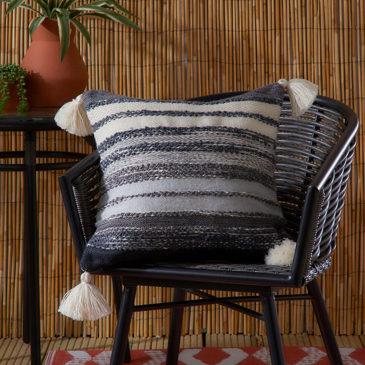 Drift Home Grayson Outdoor Cushion - Black - Williamsons Factory Shop
