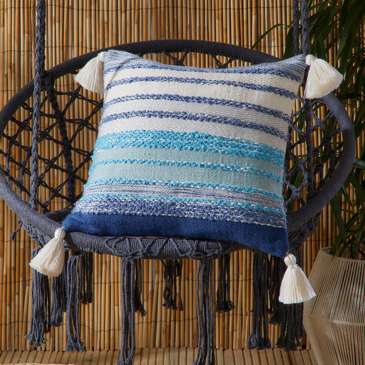 Drift Home Grayson Outdoor Cushion - Blue - Williamsons Factory Shop