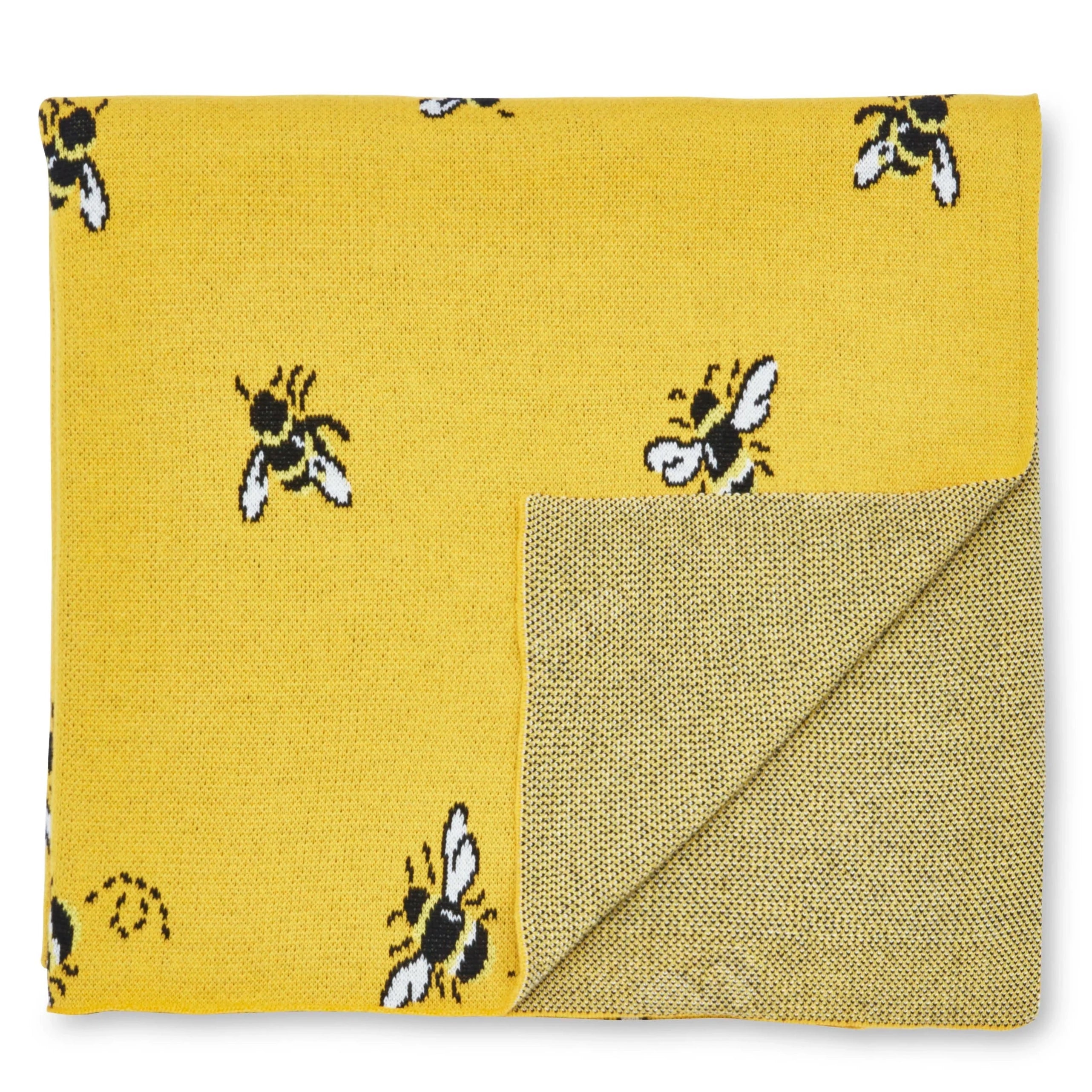 Cath Kidston Honey Bee Throw - Yellow