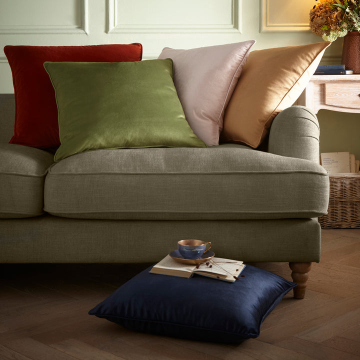 Appletree Heritage Harlan Cushion - Olive - Williamsons Factory Shop