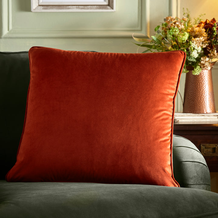 Appletree Heritage Harlan Cushion - Spice - Williamsons Factory Shop