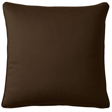 Harlan Velvet Cushion - Chocolate