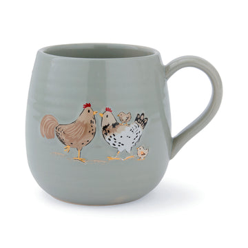Hen House Lane Belly Mug - Happy Family
