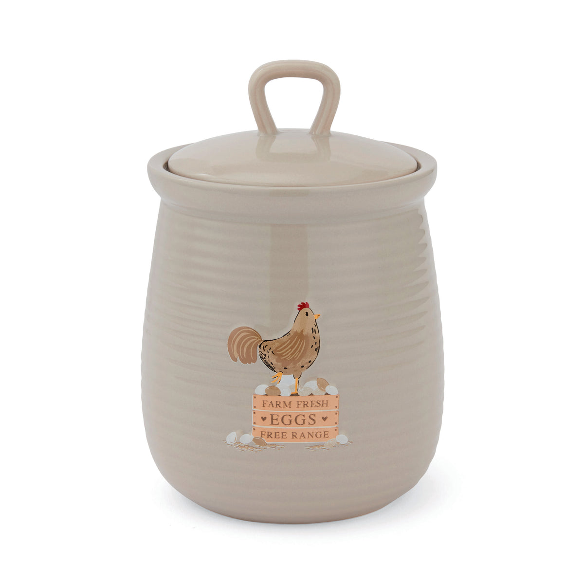 Hen House Lane Canister - Farm Fresh Eggs