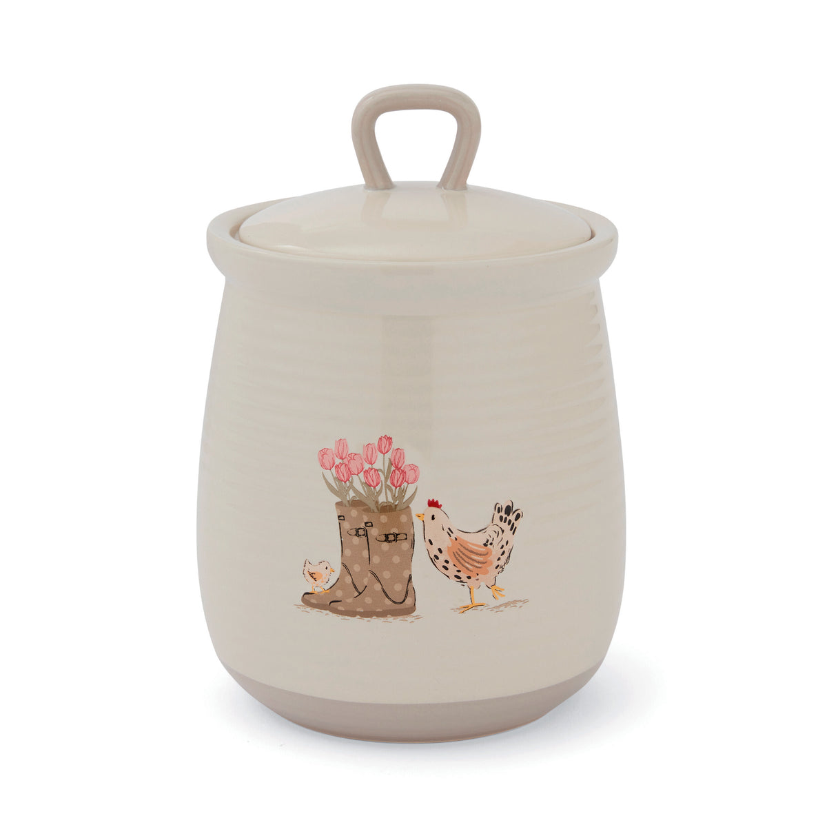Hen House Lane Canister - Wellies & Hens