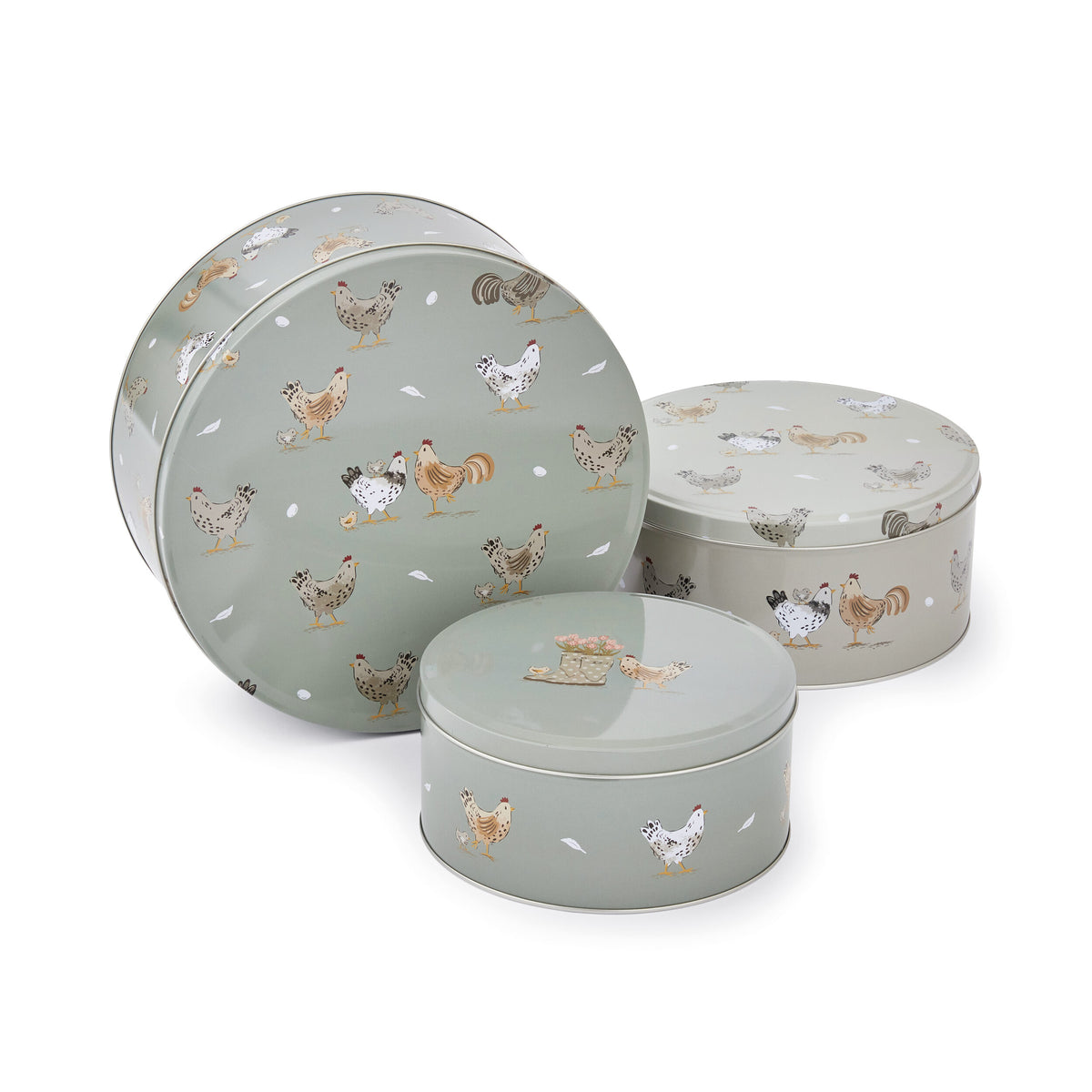 Hen House Lane Set of 3 Round Cake Tins