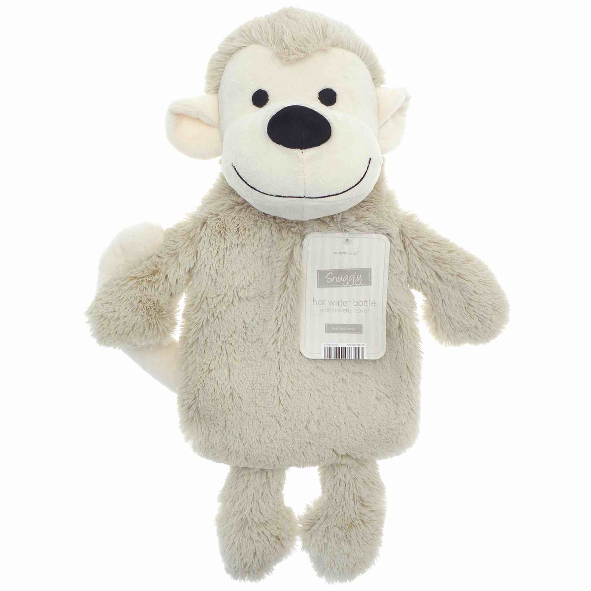 Monkey Novelty Hot Water Bottle (1L) - Williamsons Home