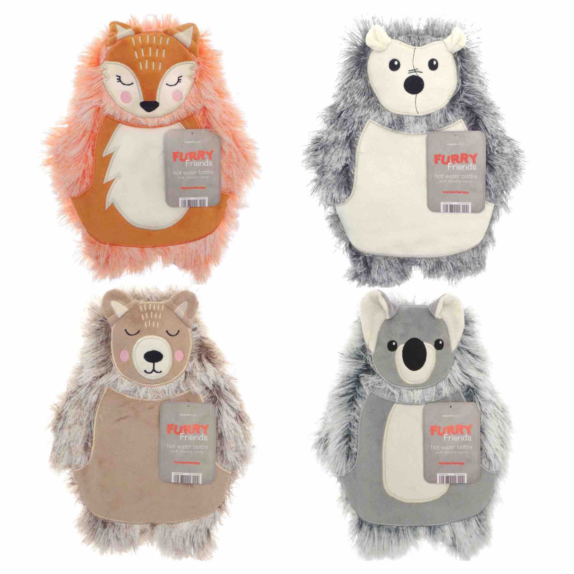 Furry Friends Animal Hot Water Bottle (1L)