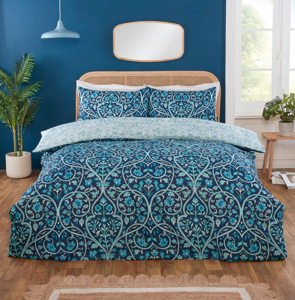 Harrow Duvet Cover Set - Blue