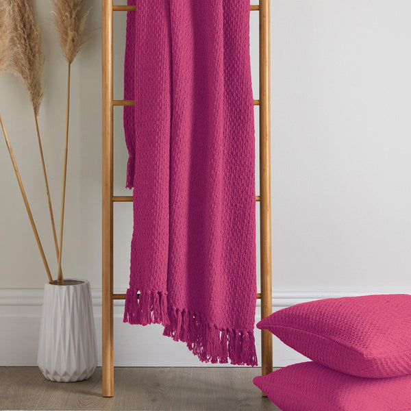 Drift Home Hayden Bedspread - Pink - Williamsons Factory Shop