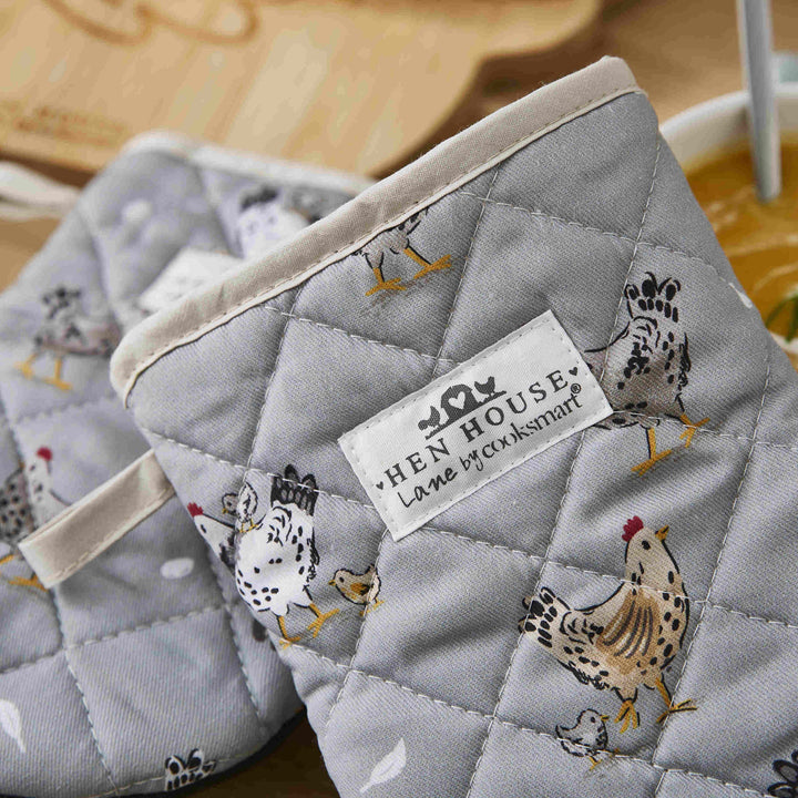 Hen House Lane 2 Pack Microwave Mini Mitts - Williamsons Factory Shop