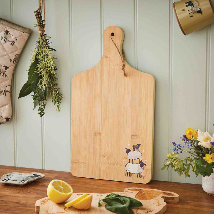 Highland Sheep Bamboo Paddle Board - Williamsons Factory Shop