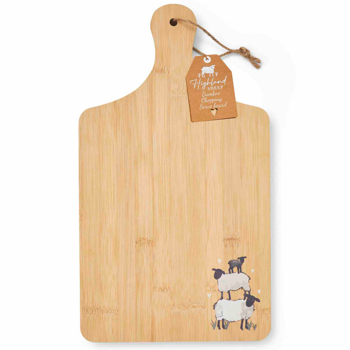 Highland Sheep Bamboo Paddle Board - Williamsons Factory Shop