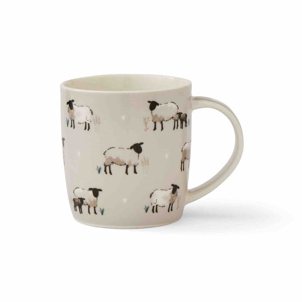 Highland Sheep Barrel Mug - Williamsons Factory Shop