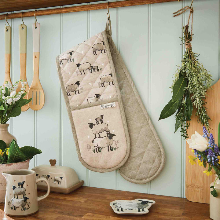 Highland Sheep Double Oven Glove - Williamsons Factory Shop