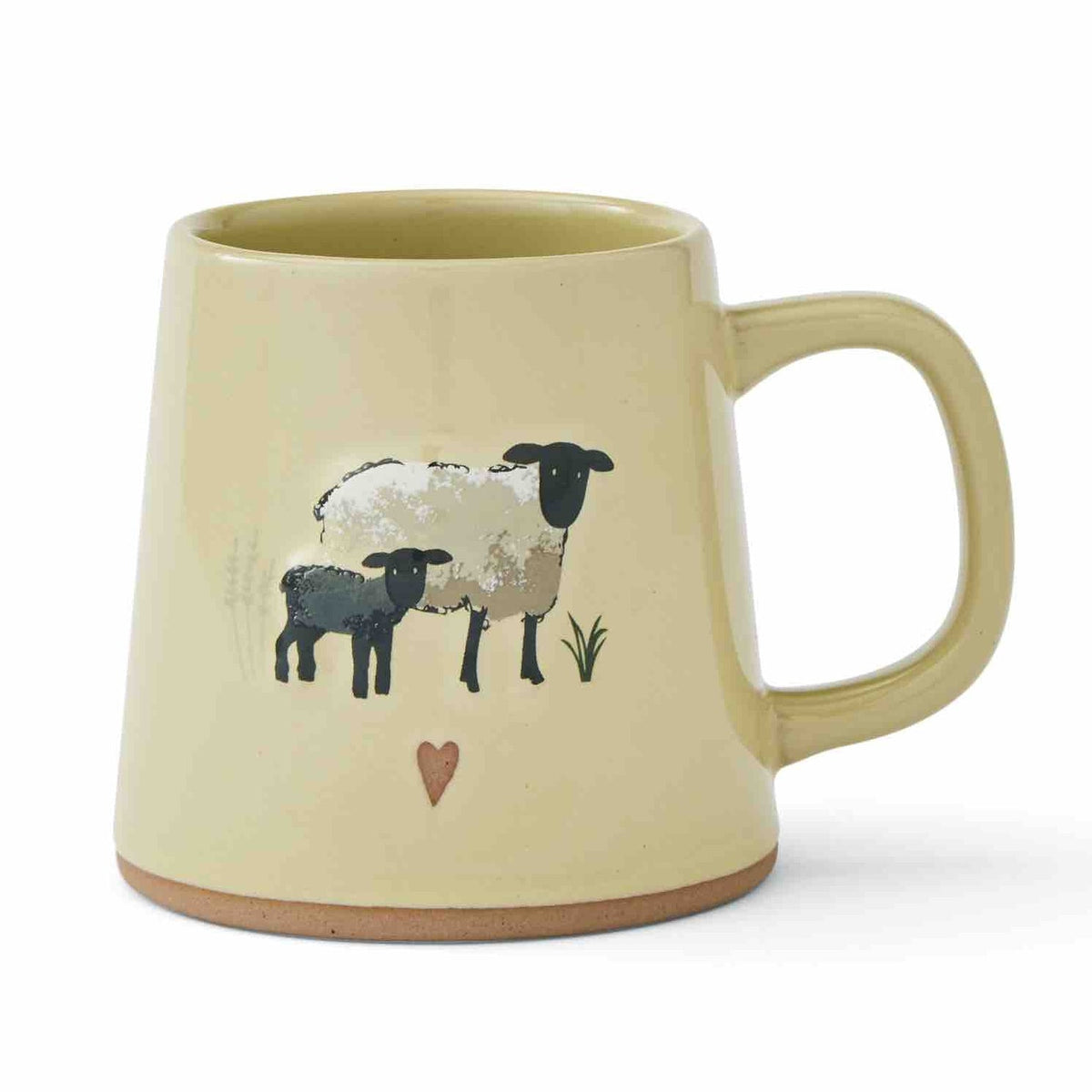 Highland Sheep Reverse Conical Mug - Sage - Williamsons Home