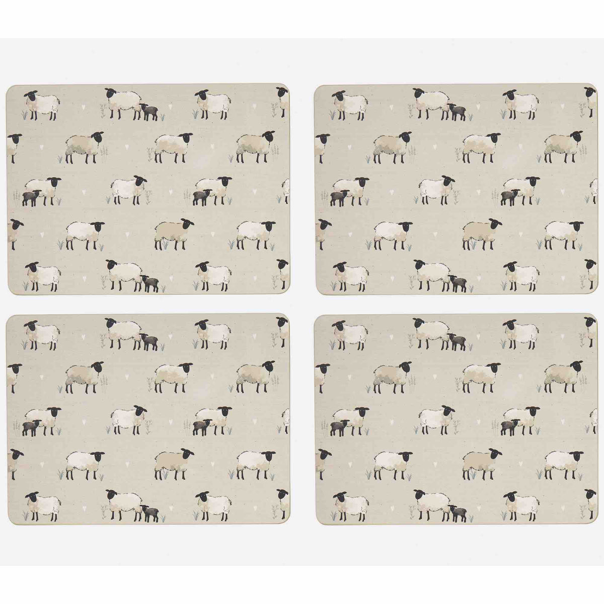Highland Sheep Pack of 4 Placemats - Williamsons Home