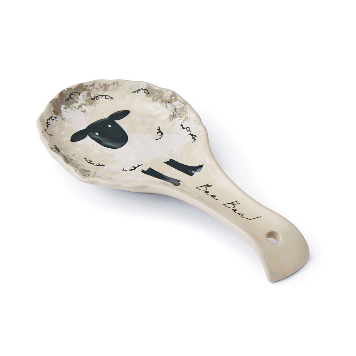 Highland Sheep Ceramic Large Spoon Rest - Williamsons Home