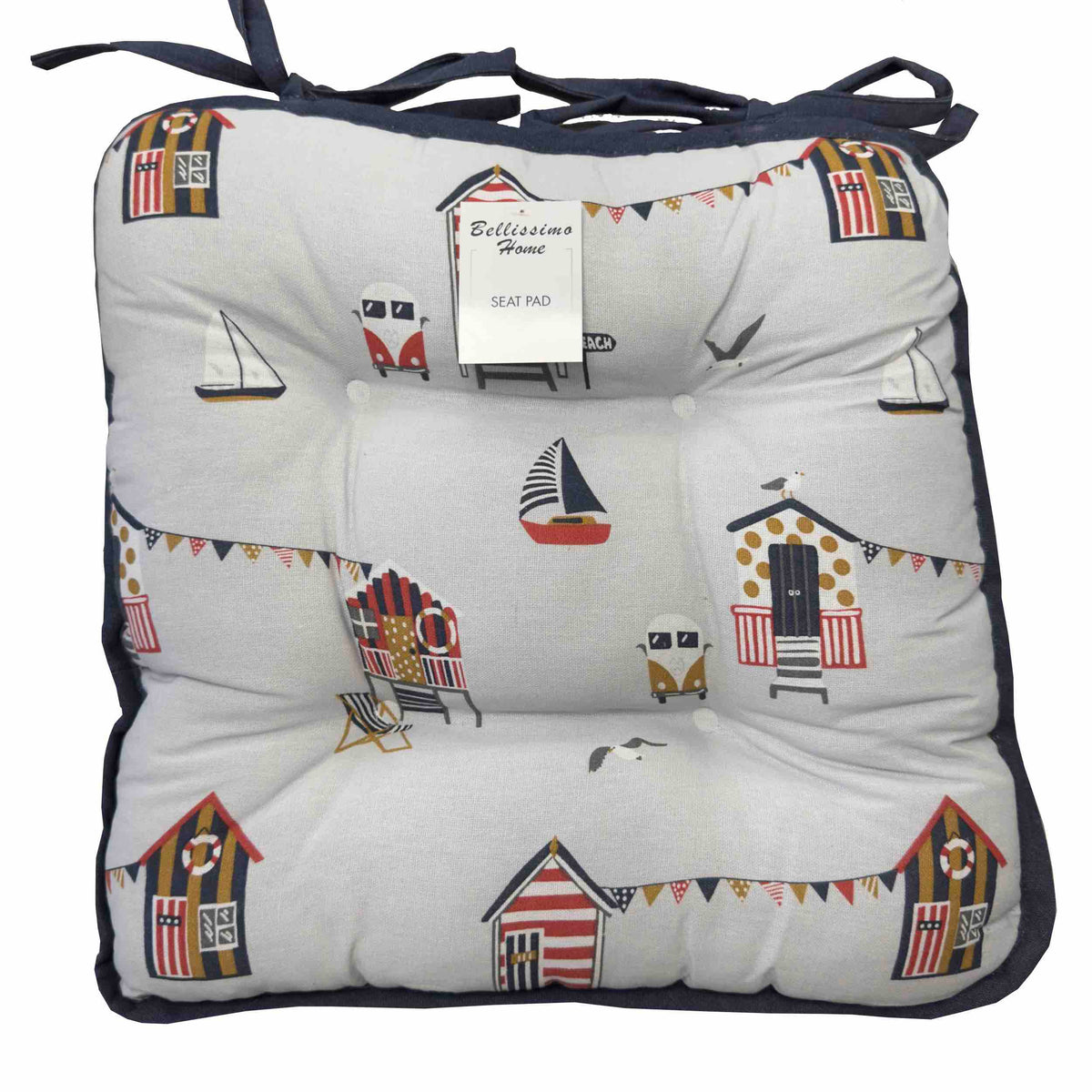 Bellissimo Beach Hut Seat Pad - Williamsons Home