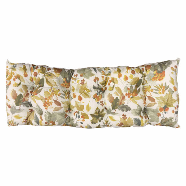 Chunky Bench Cushion - Autumn Leaves - Williamsons Factory Shop