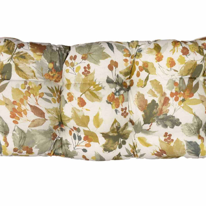 Chunky Bench Cushion - Autumn Leaves - Williamsons Factory Shop