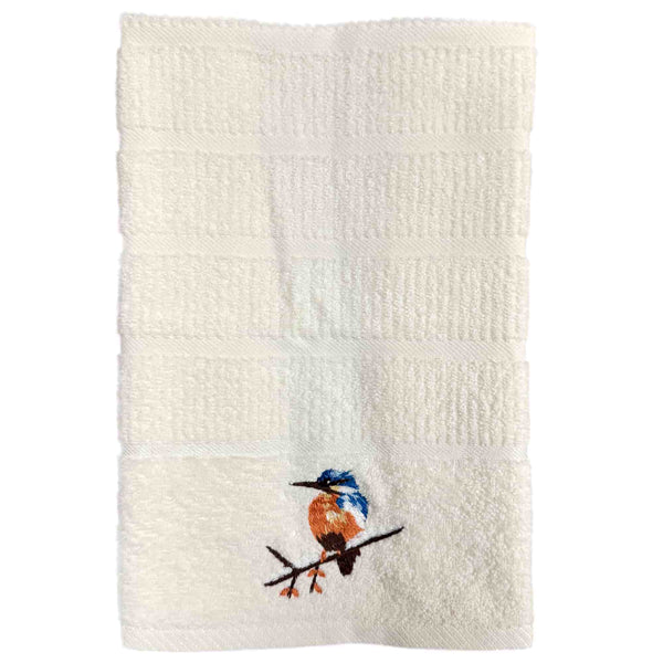 Kingfisher Kitchen Towel - Cream