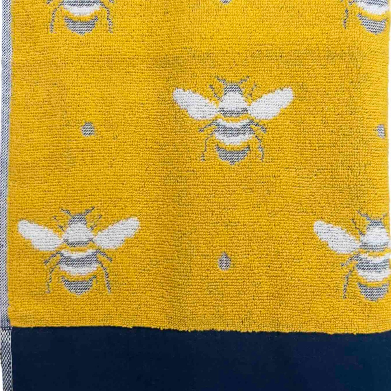 Riggs Bees Jacquard Towel - Mustard
