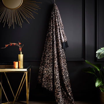 Plaid en velours Josephine de Laurence Llewelyn-Bowen - Or