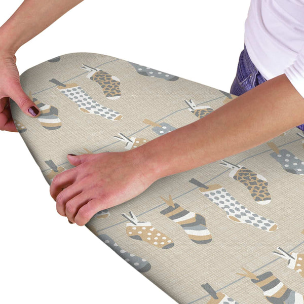 Beige Socks Ironing Board Cover - Williamsons Factory Shop