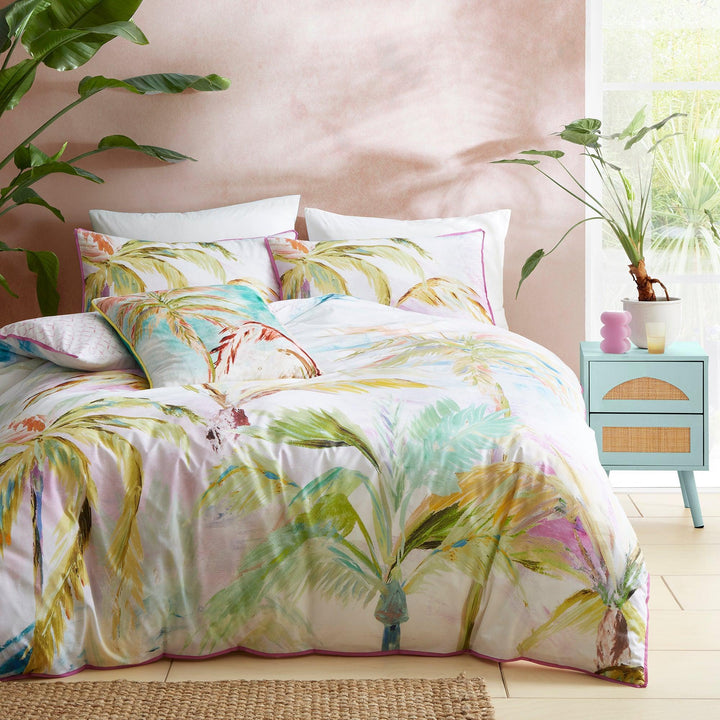 Appletree Style Leilani Duvet Cover Set - Green - Williamsons Factory Shop