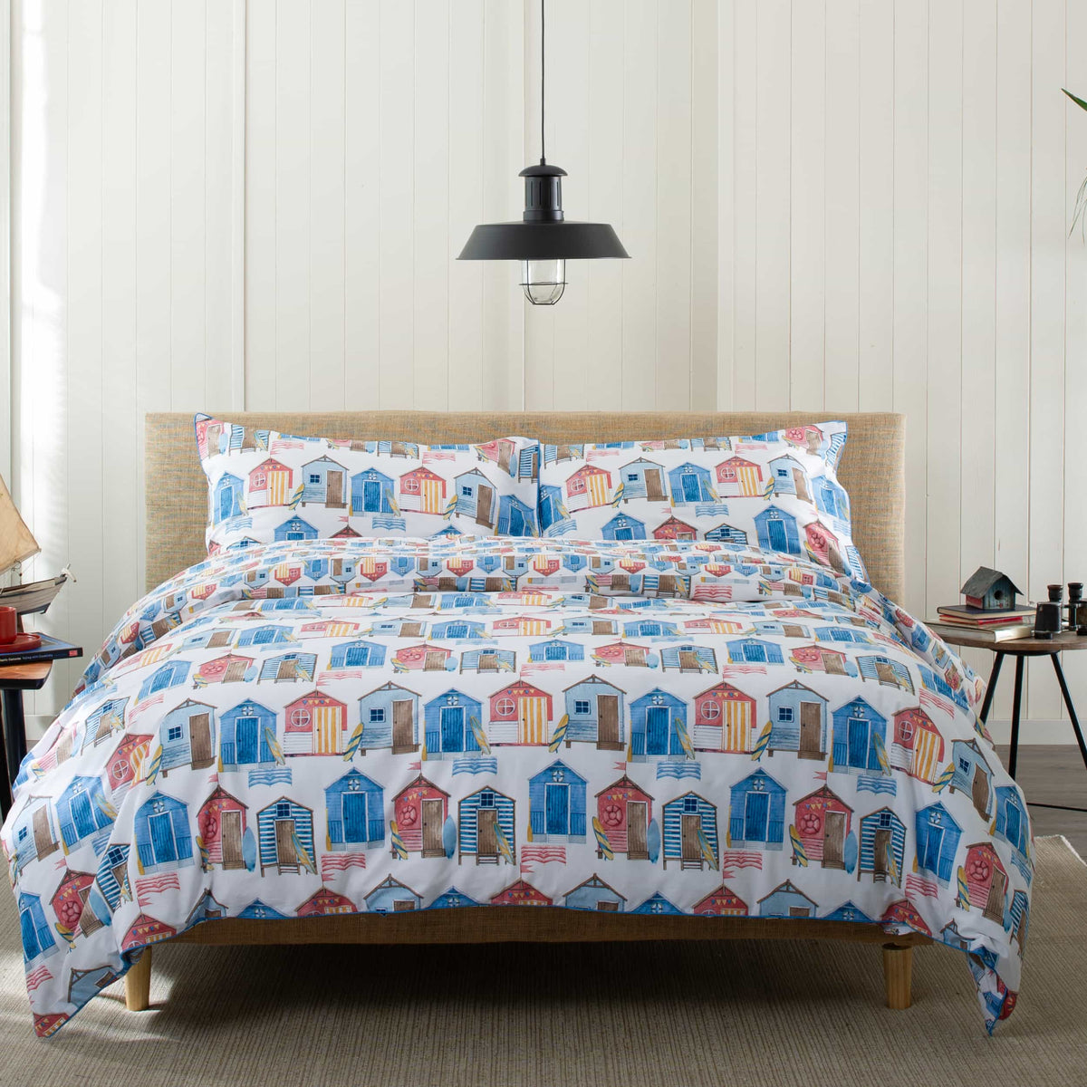 Lobster Creek Queen Parade Duvet Cover Set