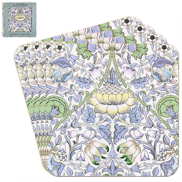 William Morris Lodden Set of 4 Coasters - Williamsons Factory Shop