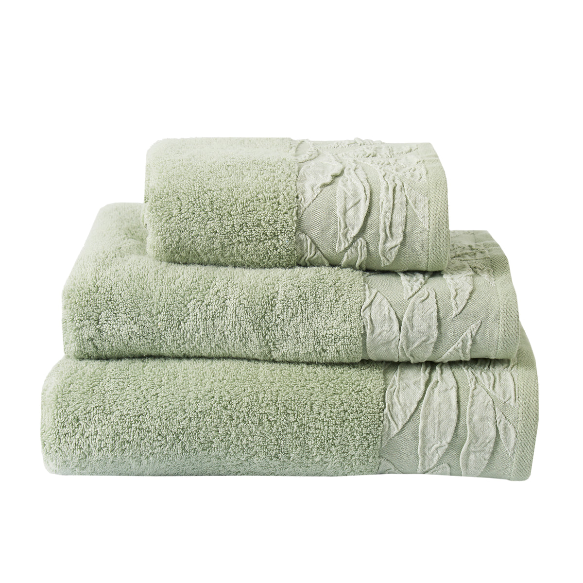 Dreams & Drapes Lacie Towel - Steel/Sage