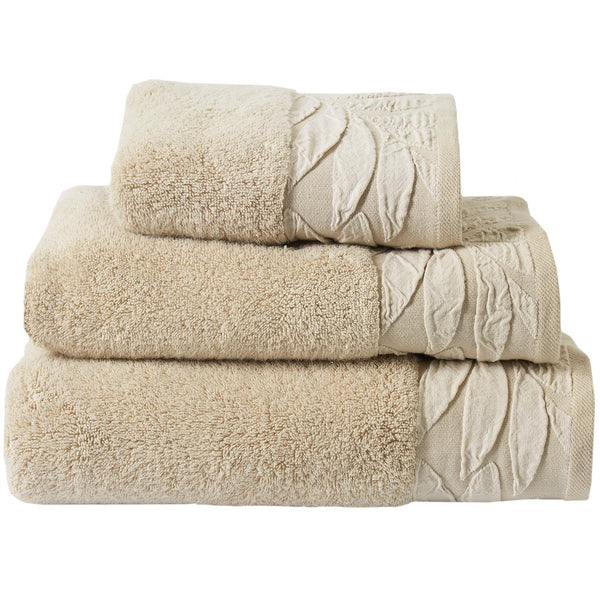 Dreams & Drapes Lacie Towel - Natural - Williamsons Factory Shop