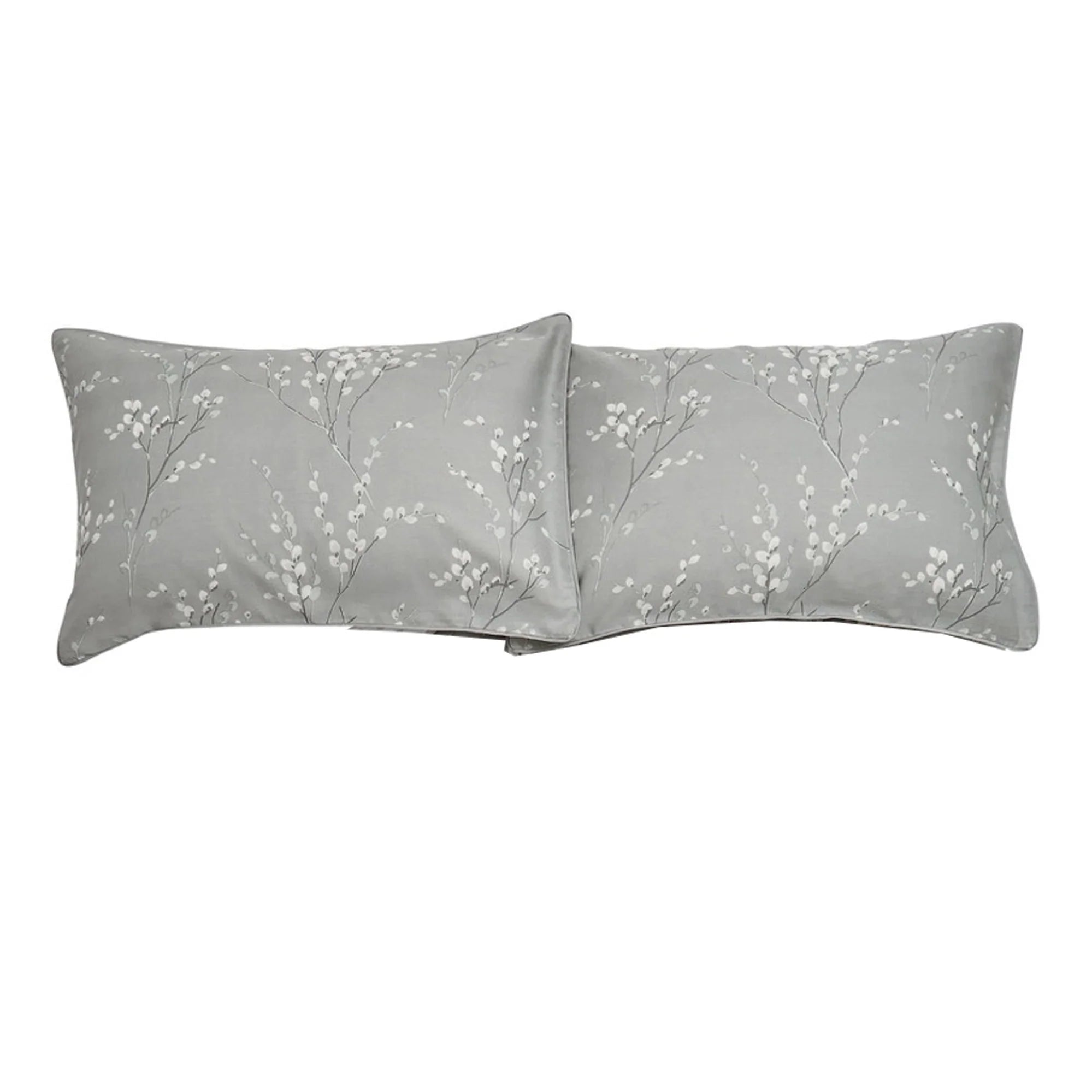 Laura Ashley Pussy Willow Duvet Cover Set - Steel