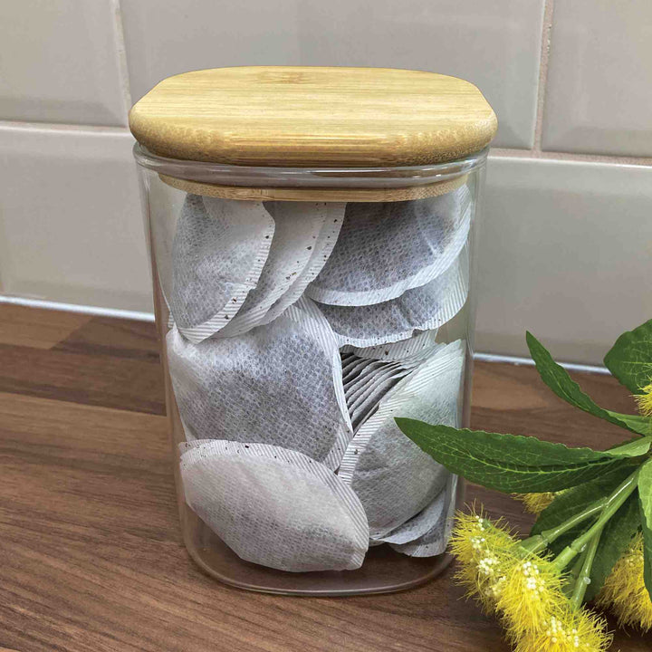 Plain Glass Storage Jar - 1L - Williamsons Factory Shop