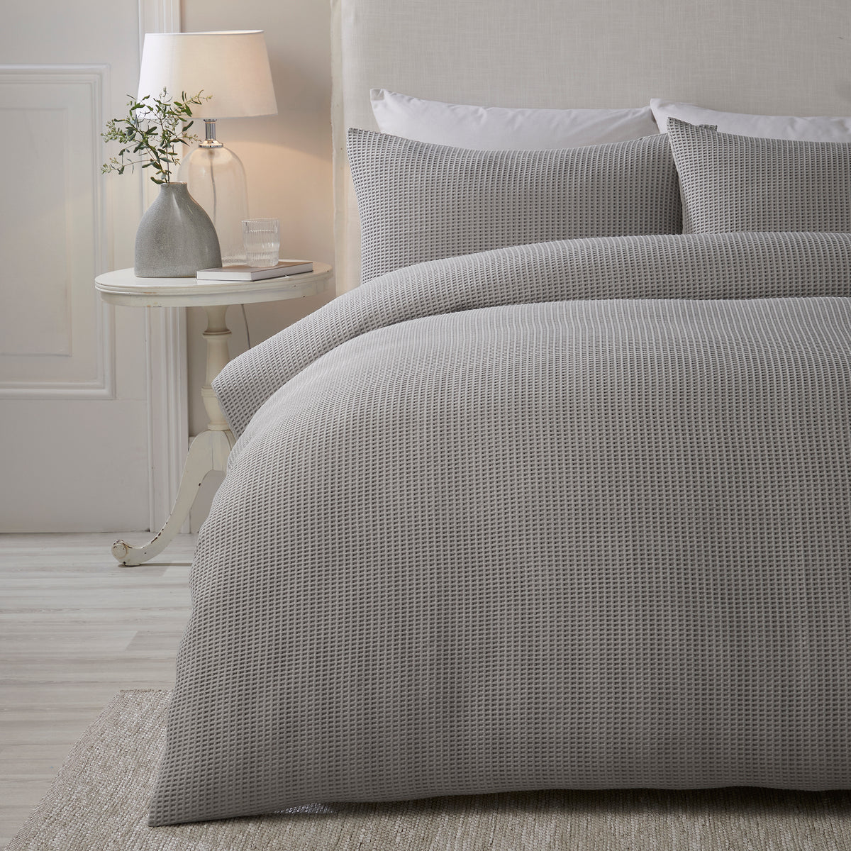 Serene Lindly Duvet Cover Set - Silver