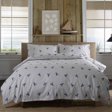 Lobster Creek Rock Lobster Duvet Cover Set