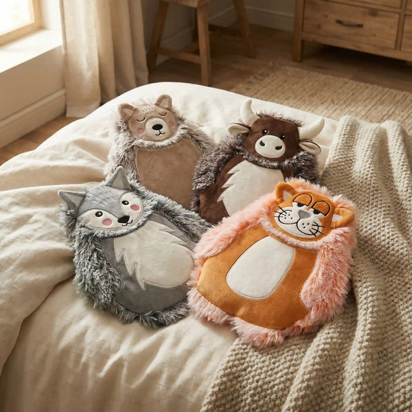 Furry Friends Animal Hot Water Bottle (1L)