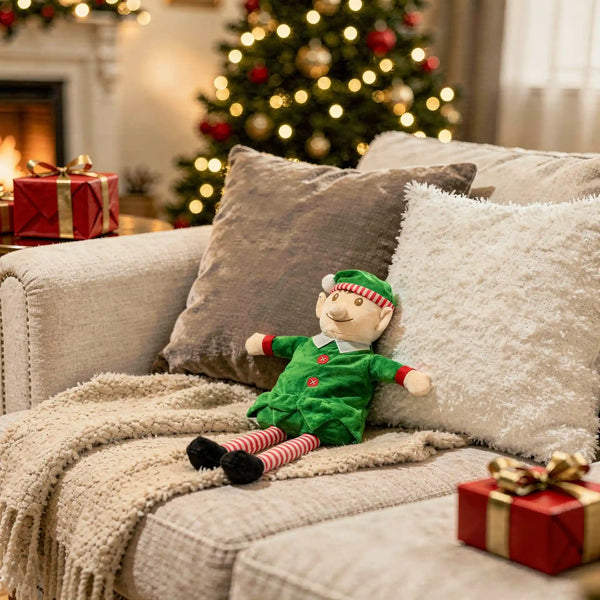 Christmas Elf Novelty Hot Water Bottle (1L)