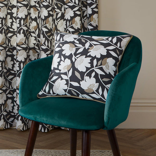 Fusion Luna Cushion - Black - Williamsons Factory Shop