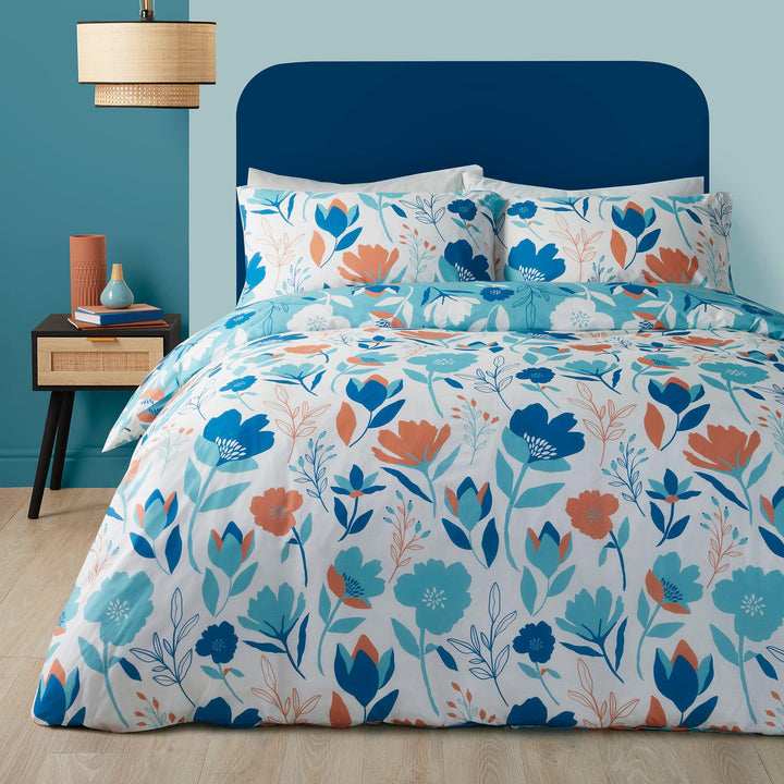 Fusion Luna Duvet Cover Set - Duck Egg - Williamsons Factory Shop