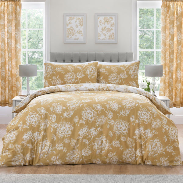 Dreams & Drapes Mishka Duvet Cover Set - Gold - Williamsons Factory Shop